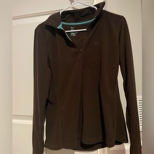 GAP brown quarter zip